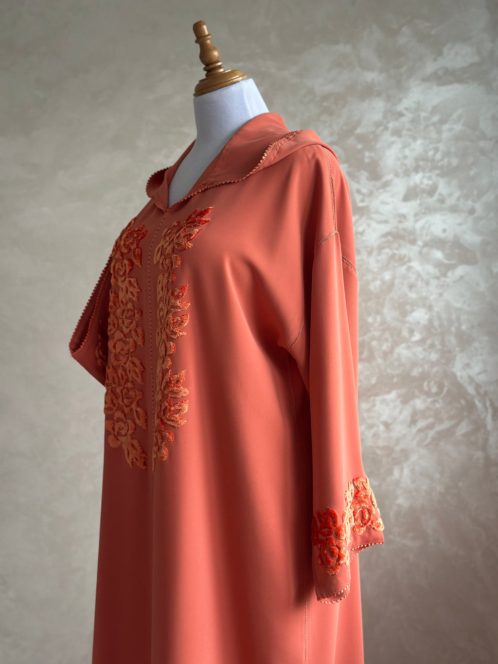 Jellaba Orange Ibra Charkia