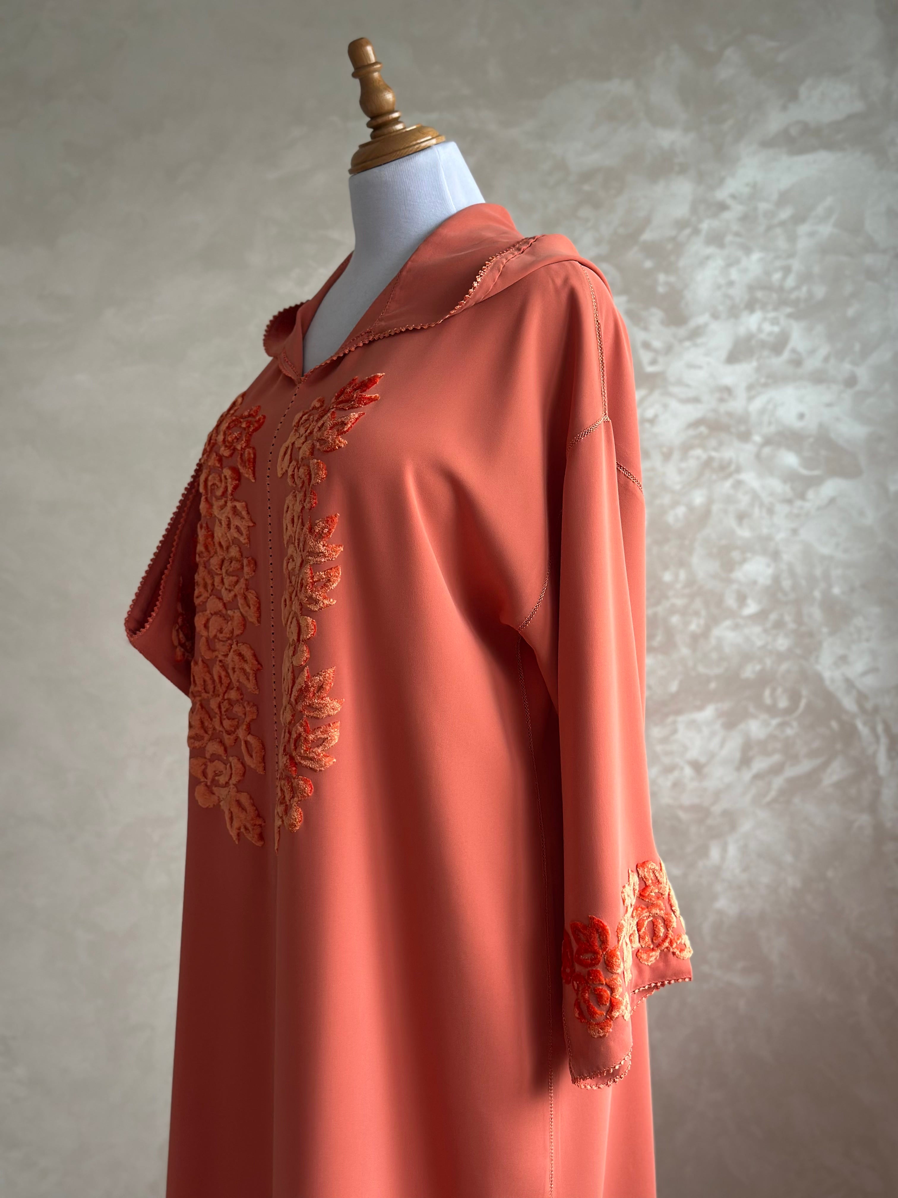 Jellaba Orange Ibra Charkia