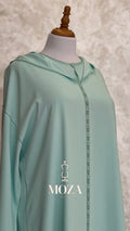Jellaba Bleu Pastel Randa Chmicha 2 pièces