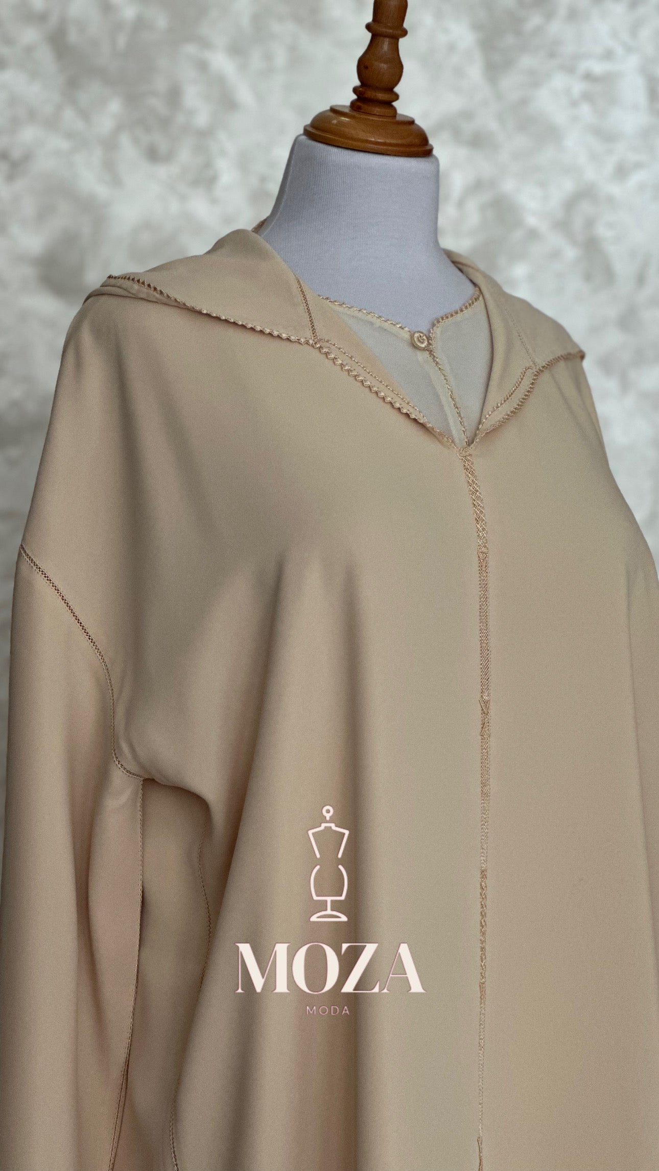 Jellaba Beige Randa 2 pièces
