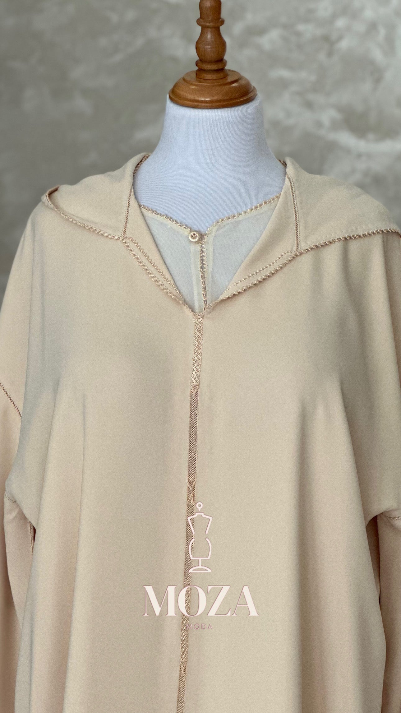 Jellaba Beige Randa 2 pièces